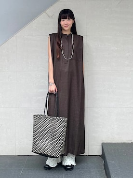 安孫子さん(レディース・155cm)の夏コーディネート