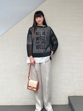 安孫子さん（レディース・155cm）の春コーディネート