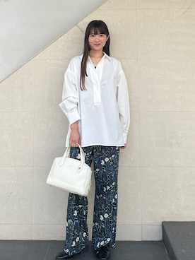 「Beau're（ヴュレ）のアイテム」を使った、安孫子さん（レディース・155cm）の春コーディネート