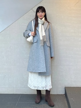 安孫子さん（レディース・155cm）の冬コーディネート
