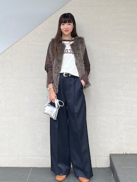 安孫子さん（レディース・155cm）の秋コーディネート