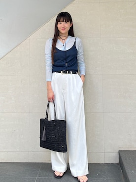 安孫子さん(レディース・155cm)の夏コーディネート