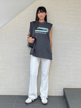 安孫子さん(レディース・155cm)の夏コーディネート