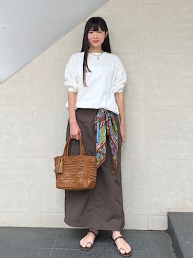 安孫子さん(レディース・155cm)の春コーディネート