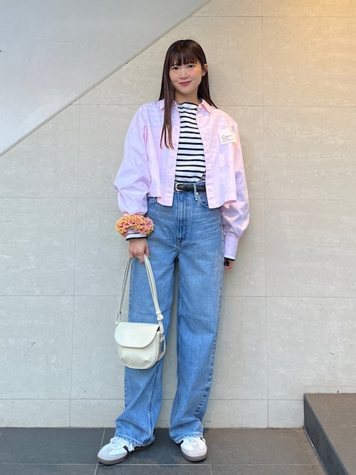 レザーベルト　金色バックル　115cm （ship） イタリアンレザー ゴールド バックル ベルト（ベルト）｜SHIPS