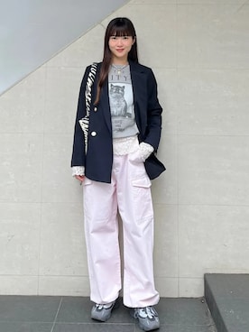 安孫子さん（レディース・155cm）の春コーディネート