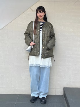 安孫子さん（レディース・155cm）の冬コーディネート