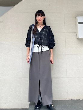 安孫子さん(レディース・155cm)の夏コーディネート