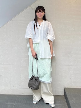 安孫子さん（レディース・155cm）の春コーディネート