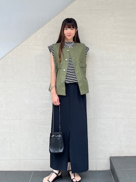 安孫子さん（レディース・155cm）の夏コーディネート