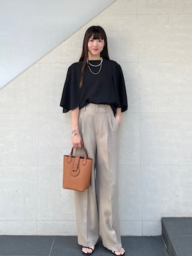 安孫子さん（レディース・155cm）の夏コーディネート