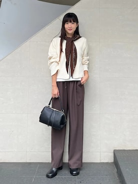 安孫子さん(レディース・155cm)の秋コーディネート