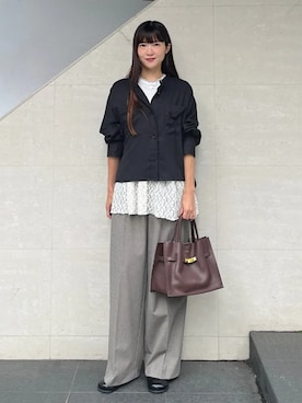 安孫子さん(レディース・155cm)の秋コーディネート