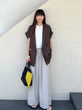 安孫子さん(レディース・155cm)の夏コーディネート