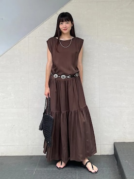 安孫子さん(レディース・155cm)の夏コーディネート