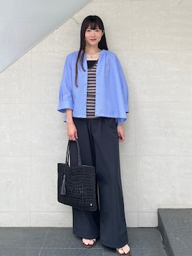 安孫子さん(レディース・155cm)の春コーディネート