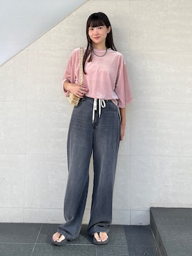 安孫子さん（レディース・155cm）の夏コーディネート