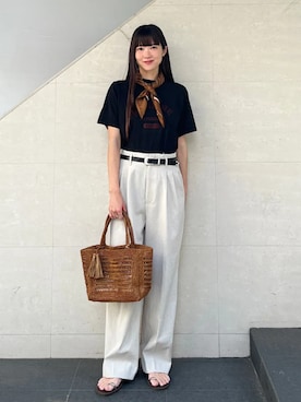 安孫子さん(レディース・155cm)の夏コーディネート