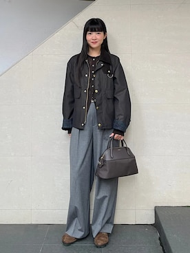 安孫子さん（レディース・155cm）の秋コーディネート