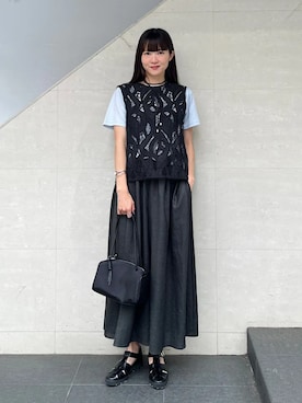 安孫子さん(レディース・155cm)の夏コーディネート