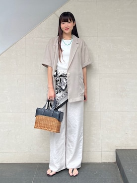 安孫子さん(レディース・155cm)の春コーディネート