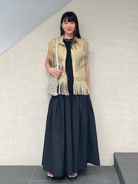 安孫子さん（レディース・155cm）の夏コーディネート