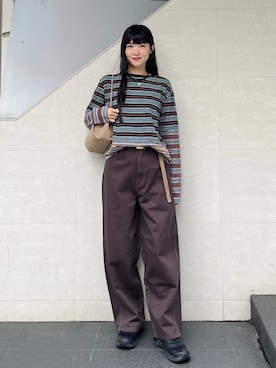 安孫子さん（レディース・155cm）の秋コーディネート