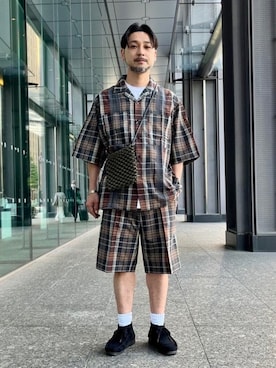 BEAMS LIGHTS Mensさん（メンズ・171cm）の夏コーディネート