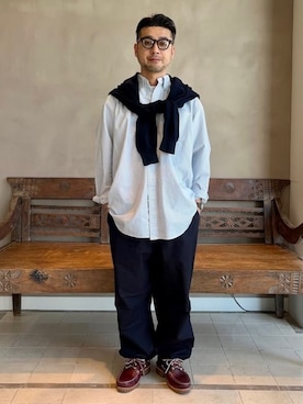 BEAMS LIGHTS Mensさん（メンズ・171cm）の春コーディネート