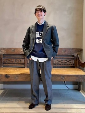 BEAMS LIGHTS Mensさん（メンズ・167cm）の春コーディネート