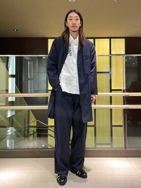 「BEAMS LIGHTS（ビームスライツ）のアイテム（ジャケット/アウター）」を使った、BEAMS LIGHTS Mensさん（メンズ・183cm）の冬コーディネート