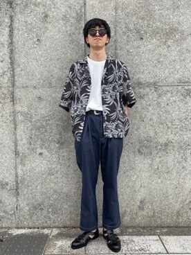BEAMS LIGHTS Mensさん（メンズ・180cm）の夏コーディネート