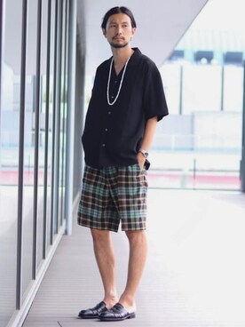 BEAMS LIGHTS Mensさん（メンズ・181cm）の夏コーディネート