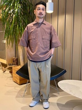 BEAMS LIGHTS Mensさん（メンズ・171cm）の春コーディネート