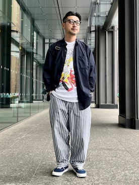 BEAMS LIGHTS Mensさん（メンズ・171cm）の春コーディネート