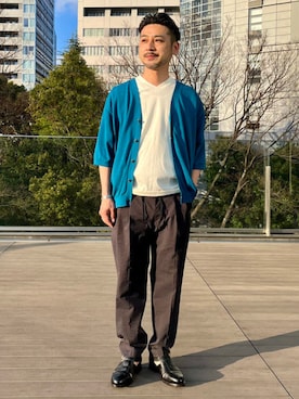 BEAMS LIGHTS Mensさん（メンズ・171cm）の春コーディネート