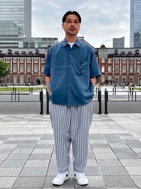 BEAMS LIGHTS Mensさん(メンズ・171cm)の夏コーディネート