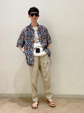 BEAMS LIGHTS Mensさん(メンズ・165cm)の夏コーディネート