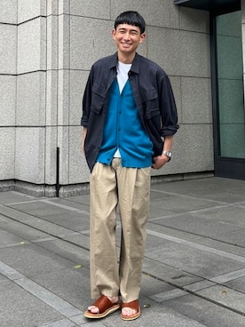 BEAMS LIGHTS Mensさん(メンズ・179cm)の夏コーディネート