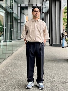 BEAMS LIGHTS Mensさん（メンズ・171cm）の夏コーディネート