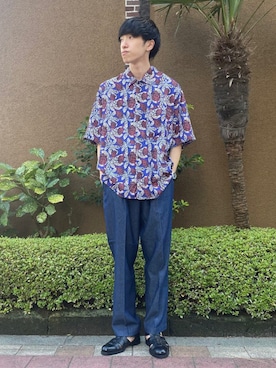 BEAMS LIGHTS Mensさん（メンズ・180cm）の夏コーディネート