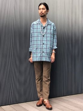 BEAMS LIGHTS Mensさん（メンズ・181cm）の夏コーディネート