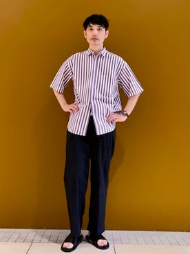 BEAMS LIGHTS Mensさん（メンズ・177cm）の夏コーディネート