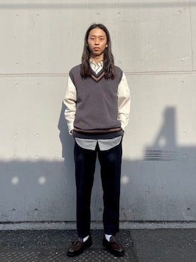 BEAMS LIGHTS Mensさん(メンズ・170cm)の春コーディネート