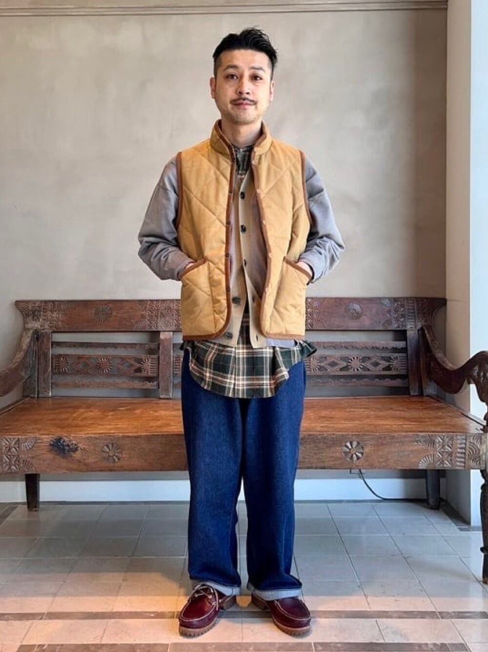 BEAMS LAVENHAM キルティングベスト 楽天市場】LAVENHAM ラベンハム キルティングベスト“TOOL GILET
