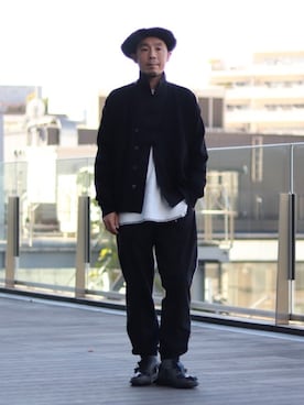 「マイベストコーデ2022」｜「アイテム（ブルゾン）」を使った、BEAMS LIGHTS Mensさん（メンズ・176cm）の冬コーディネート