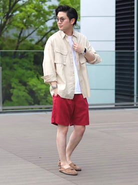 BEAMS LIGHTS Mensさん（メンズ・178cm）の春コーディネート