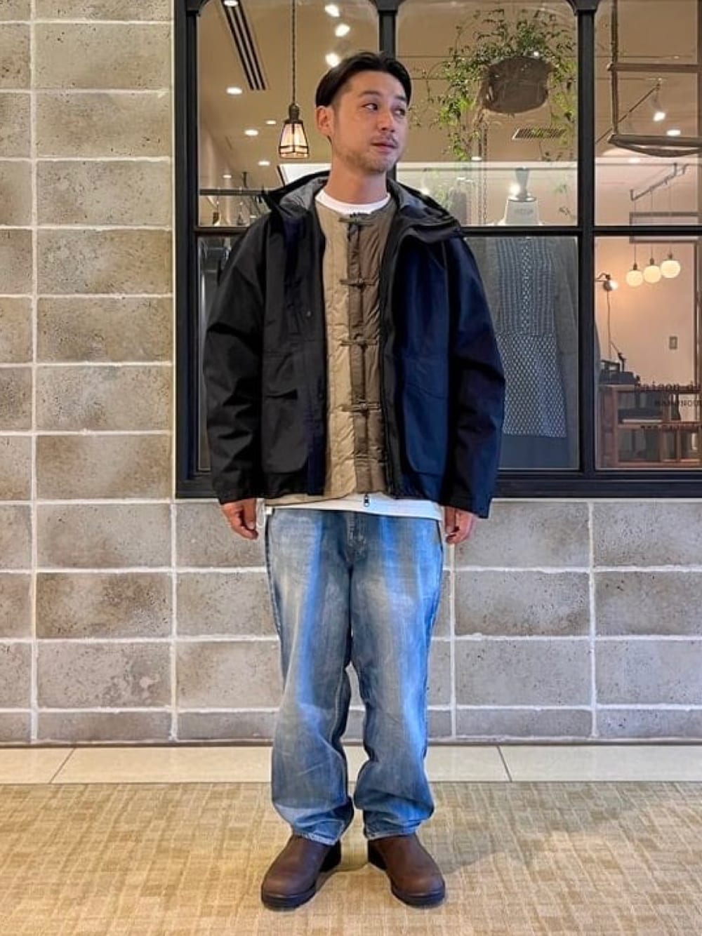 麦*子様 TAION タイオン BEAMS Lights別注 チャイナ リバーシ 麦*子様 TAION タイオン BEAMS Lights別注 チャイナ リバーシ