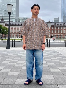 BEAMS LIGHTS Mensさん(メンズ・171cm)の夏コーディネート