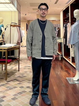 BEAMS LIGHTS Mensさん（メンズ・171cm）の春コーディネート